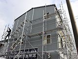 足場解体＆完成