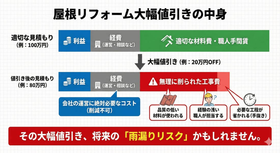 屋根リフォーム 割引