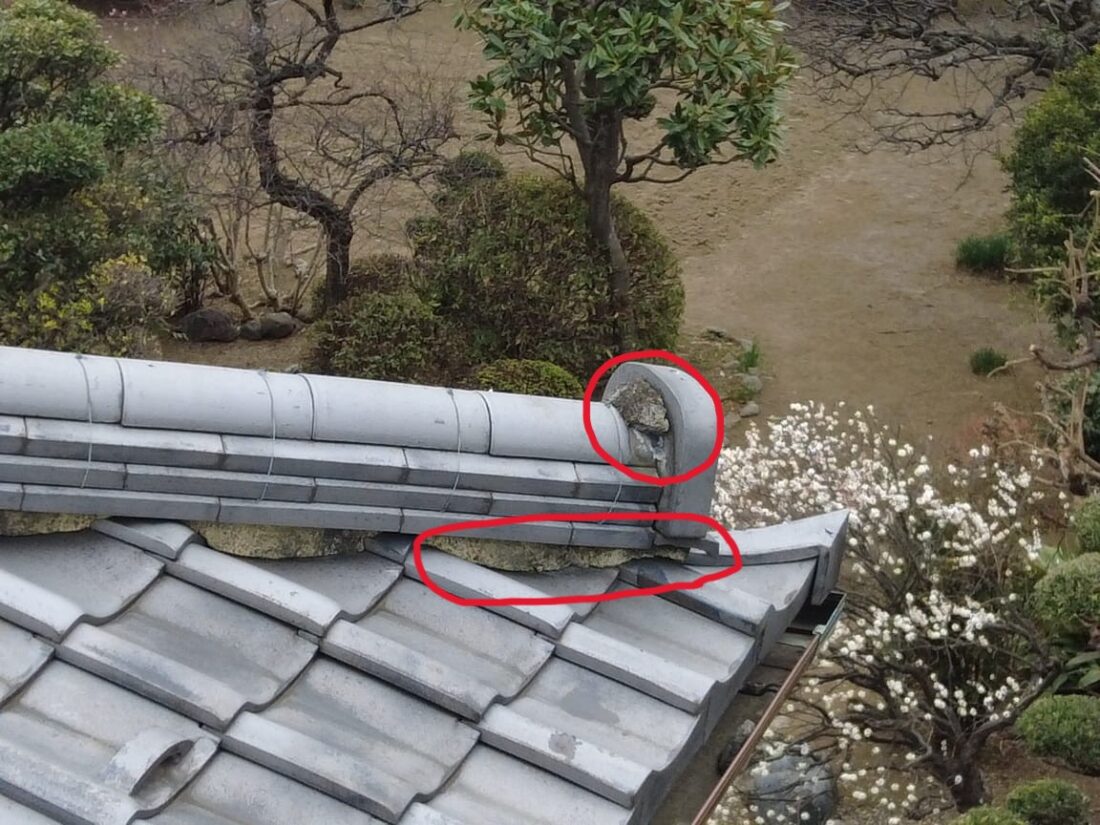 漆喰 劣化