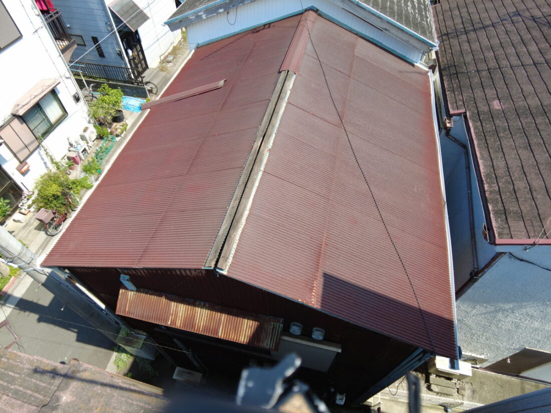 棟板金 飛んだ