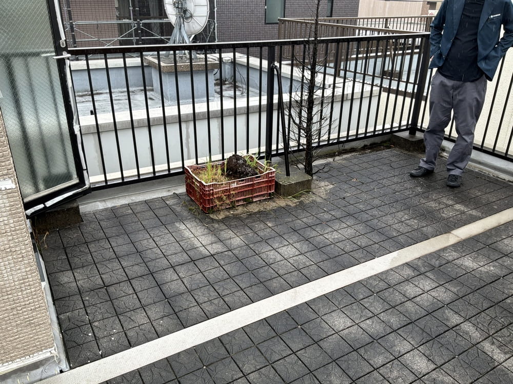 経年劣化した屋上防水
